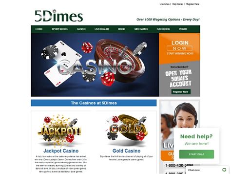 5dimes casino login