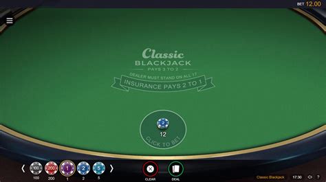 Classic Blackjack Betway