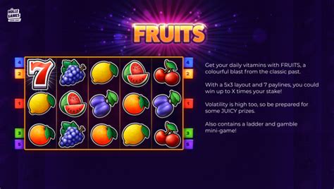 Fruits Holle Games PokerStars