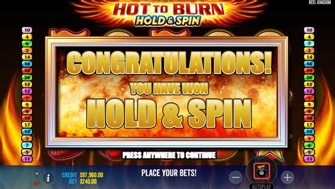 Hot To Burn Hold And Spin Bodog