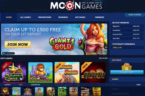 Moon games casino aplicação