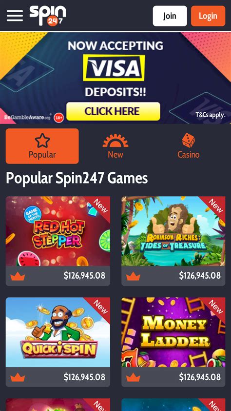 Spin247 casino apk