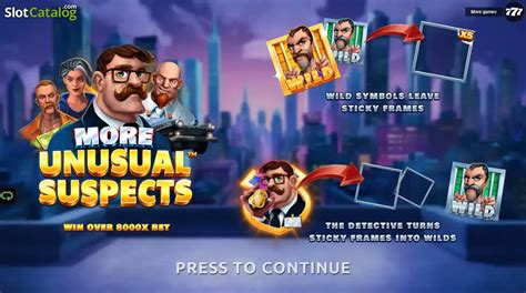 Unusual Suspects Slot Grátis