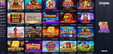 Zooma casino aplicação